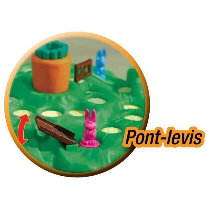 Ravensburger Juegos de mesa Croque-Carrotte La loca carrera de los conejos 4 años 5