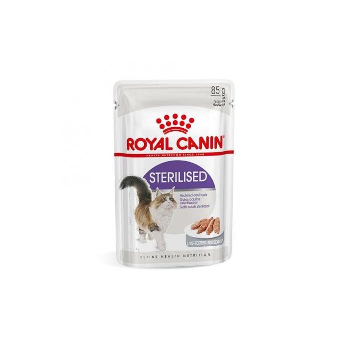 Royal Canin Feline Sterilised Loaf en paté - 12 bolsitas de 85 g para gatos esterilizados