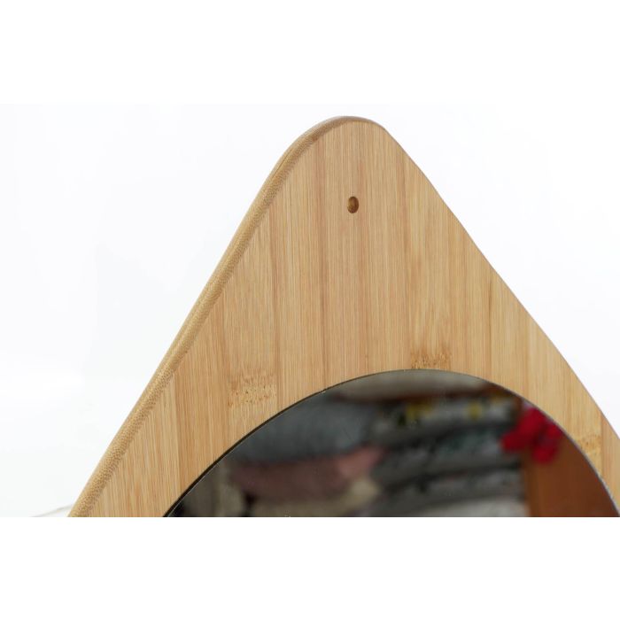 DKD Home Decor Espejo Scandi Natural de Madera y Cristal, 45x38 cm, Colección Outing, Ideal para Salón o Dormitorio, Pack 2 Unidades 1 DKD Home Decor Espejo Scandi Natural de Madera y Cristal, 45x38 cm, Colección Outing, Ideal para Salón o Dormitorio, Pack 2 Unidades 1