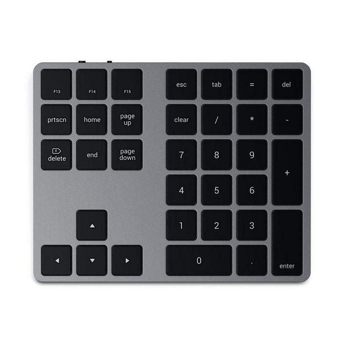 Satechi Teclado Extendido Bluetooth con Teclado Numérico Completo, Flechas Navegación y Atajos MacOS, USB-C, Gris Espacial para Tablet y Portátil 0 Satechi Teclado Extendido Bluetooth con Teclado Numérico Completo, Flechas Navegación y Atajos MacOS, USB-C, Gris Espacial para Tablet y Portátil 0