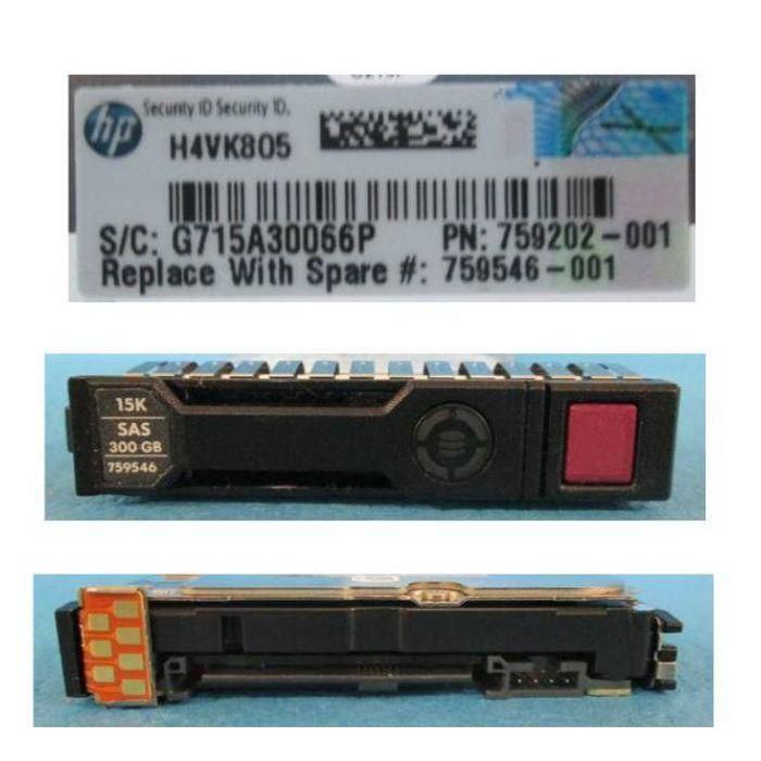 Hewlett Packard Enterprise 300GB hot-plug SAS 15,000 RPM 12Gb/sec 2.5-inch SFF SmartDrive Carrier Enterprise Hard Disk Drive