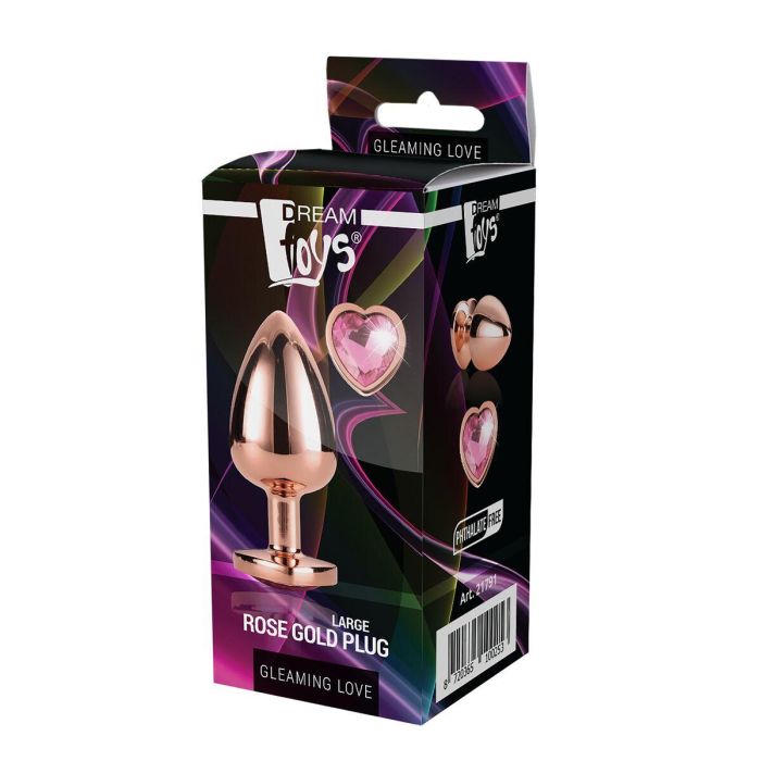 Plug Anal Dream Toys Gleaming Love Dorado 1 Plug Anal Dream Toys Gleaming Love Dorado 1
