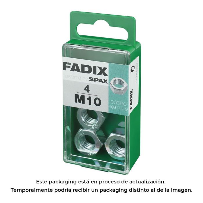 Fadix 10917419 Tuerca cincada M10, Caja 4 Unidades 0 Fadix 10917419 Tuerca cincada M10, Caja 4 Unidades 0