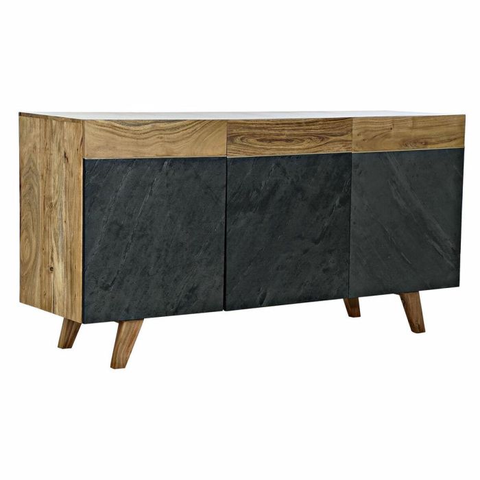 Buffet Moderno DKD Home Decor Marron Negro 42 x 74 x 145 cm