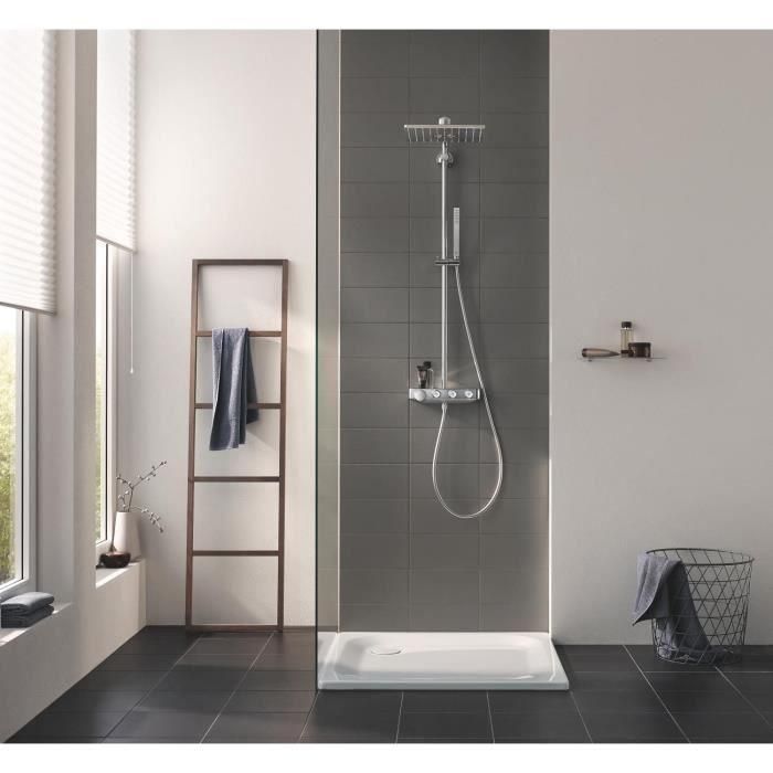 Panel de ducha GROHE con mezclador termostático Euphoria SmartControl 310 Cube Duo 26508000 4