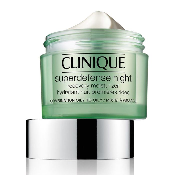Clinique SUPERDEFENSE Night Crema Hidratante III/IV Recuperación Celular Antioxidante Antiedad para Piel Mixta/Grasa 50 ml