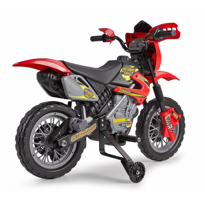 Feber 400F Moto Batería Cross 6V Litio con Luz y Sonidos, Dimensiones 74x50x27 cm, para Niños 3-5 Años, Pilas Incluidas 1 Feber 400F Moto Batería Cross 6V Litio con Luz y Sonidos, Dimensiones 74x50x27 cm, para Niños 3-5 Años, Pilas Incluidas 1