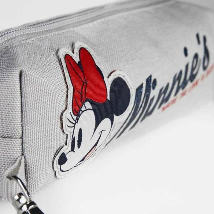 Estuche Escolar Minnie Mouse Gris Multicolor 2