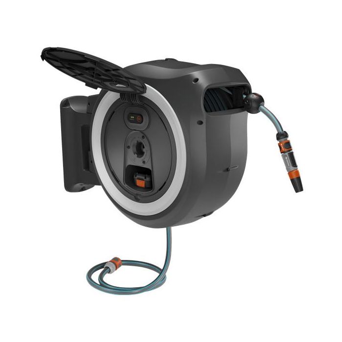 Enrollador de manguera de pared - GARDENA - PowerRoll XL - P4A - Blanco - Longitud 35 m - Manguera 13 mm 3