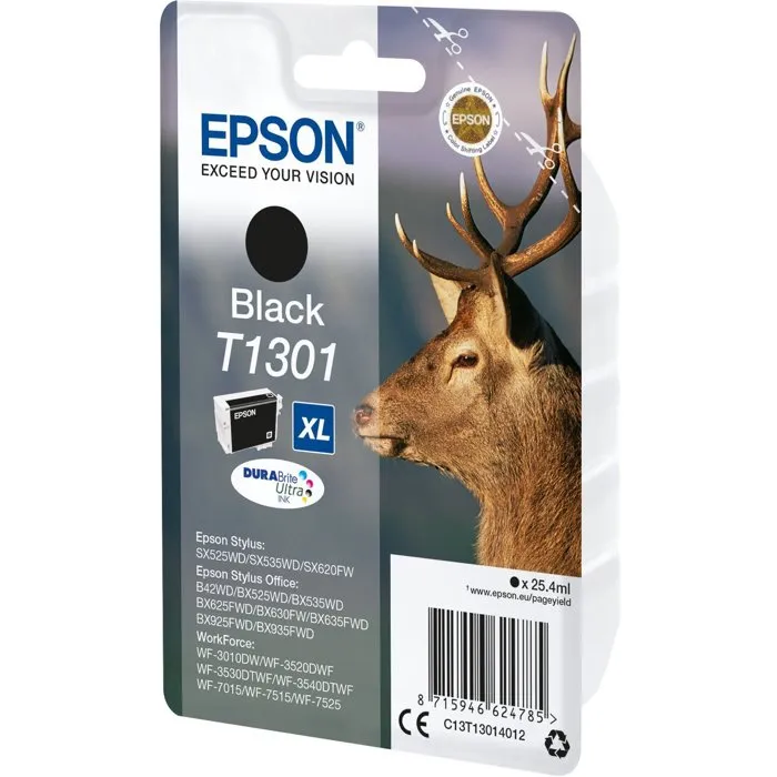 Epson Stylus SX525WD/620FW/ Office B42WD/ 525WD/625FWD/925FWD Cartucho Negro 1