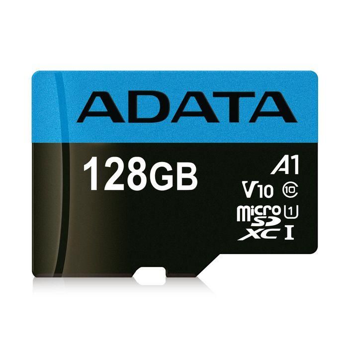 ADATA 128 GB, microSDXC, UHS-I, class 10, 15x11x1 mm, 25 g, adapter ADATA 128 GB, microSDXC, UHS-I, class 10, 15x11x1 mm, 25 g, adapter