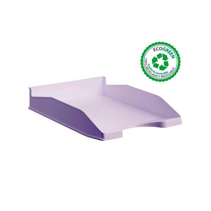 Archivo 2000 Bandeja Ecogreen Apilable 3 Posiciones 345x255x60 mm Reciclado Malva Pastel Archivo 2000 Bandeja Ecogreen Apilable 3 Posiciones 345x255x60 mm Reciclado Malva Pastel