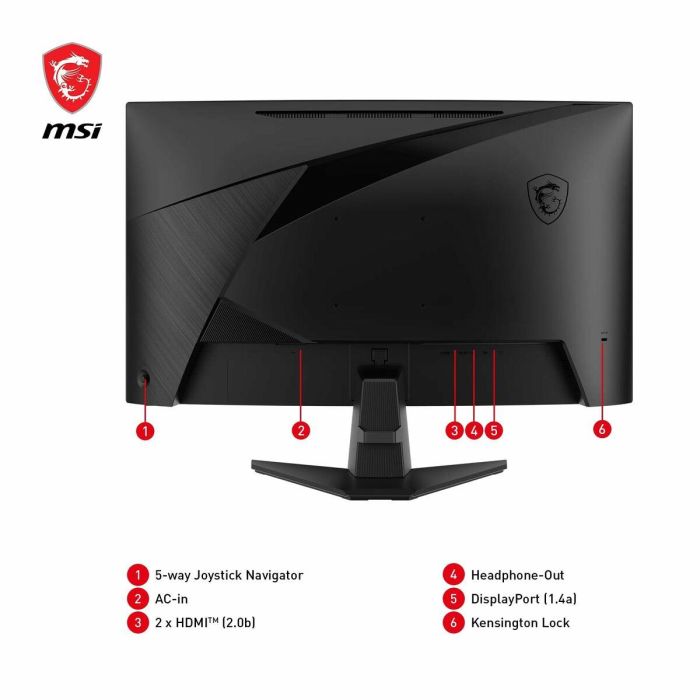 MSI MAG 27CQ6F Pantalla de PC VA 0.5ms 2560x1440 4 MSI MAG 27CQ6F Pantalla de PC VA 0.5ms 2560x1440 4