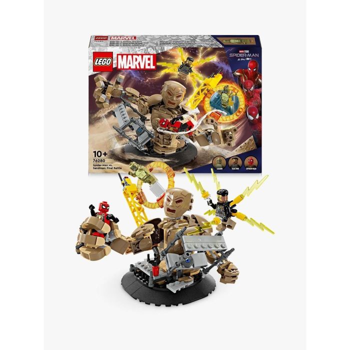 LEGO 76280 Marvel Spider-Man vs. Sandman: La Batalla Final, Juguete de Construcción con Minifiguras de Superhéroes 2 LEGO 76280 Marvel Spider-Man vs. Sandman: La Batalla Final, Juguete de Construcción con Minifiguras de Superhéroes 2