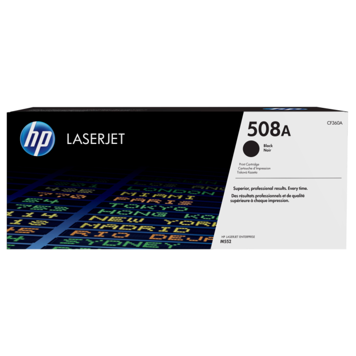 HP 508A Black Original LaserJet Toner Cartridge cartucho de tóner 1 pieza(s) HP 508A Black Original LaserJet Toner Cartridge cartucho de tóner 1 pieza(s)