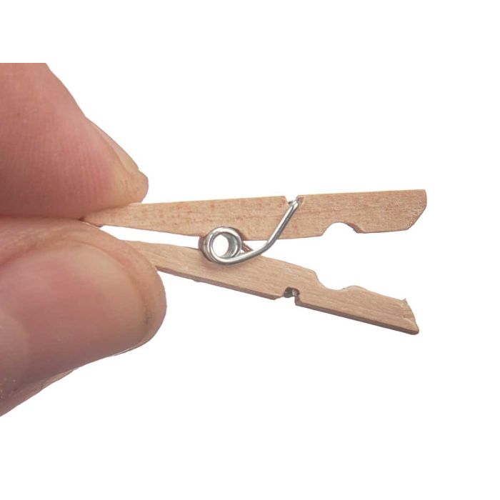 Set 15 Pinzas de Madera Natural Pincello 7.5x12.5x2 cm (24 Unidades) 3 Set 15 Pinzas de Madera Natural Pincello 7.5x12.5x2 cm (24 Unidades) 3