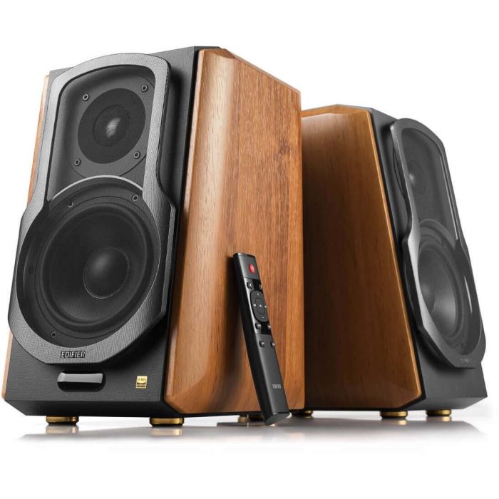 Edifier S1000MKII Altavoces 2.0 Inalámbricos y Alámbricos Bluetooth 5.0 con Mando a Distancia 120W RMS Madera/Negro 0 Edifier S1000MKII Altavoces 2.0 Inalámbricos y Alámbricos Bluetooth 5.0 con Mando a Distancia 120W RMS Madera/Negro 0