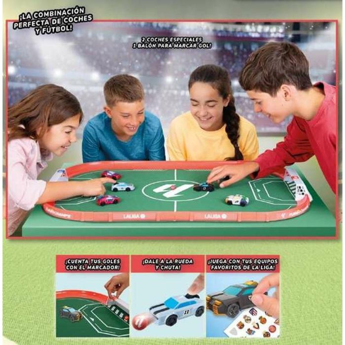 Imc Toys Estadio Oficial Turbo Champs La Liga con 2 Porterías, Marcador de Puntos, Barreras y 2 Coches Exclusivos - Edad +6 Años 3 Imc Toys Estadio Oficial Turbo Champs La Liga con 2 Porterías, Marcador de Puntos, Barreras y 2 Coches Exclusivos - Edad +6 Años 3
