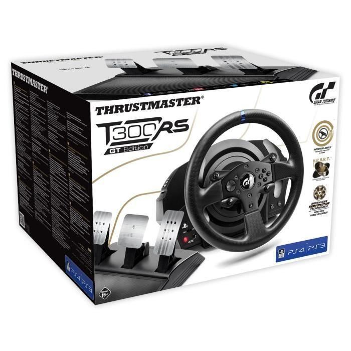 Thrustmaster Volante + Pedales T300Rs Gt Edition - Ps3 / Ps4 / Pc 3