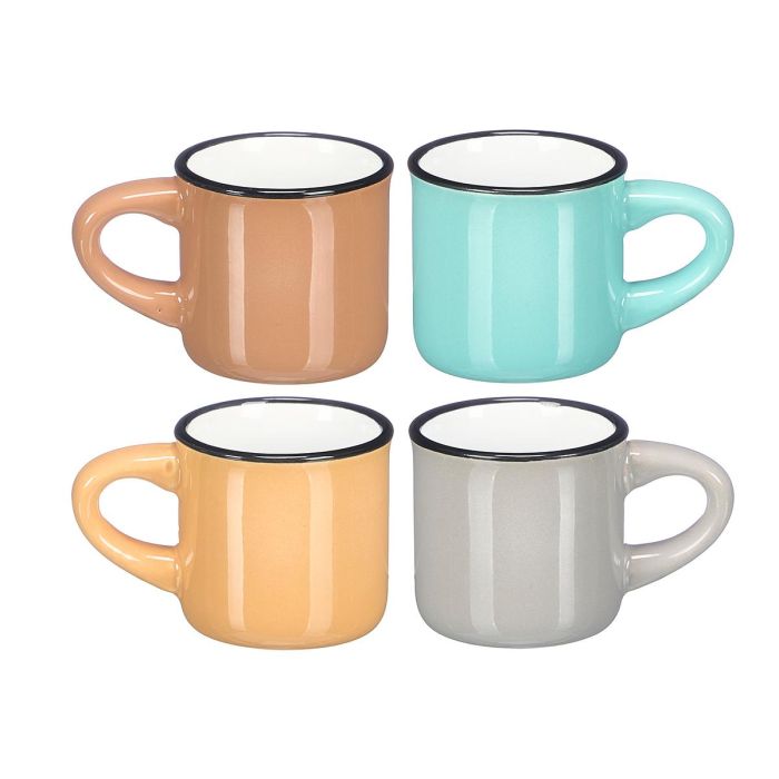 Taza Cafe 50 Ml Asa Borde Negro Surtidos Col Claros Vessia 8x5x5cm (Set de 48) 1 Taza Cafe 50 Ml Asa Borde Negro Surtidos Col Claros Vessia 8x5x5cm (Set de 48) 1