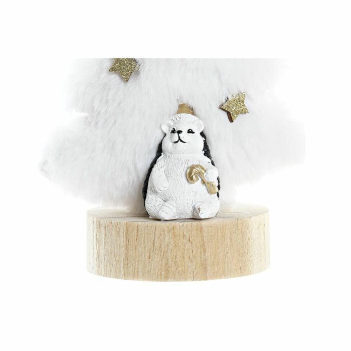 Figura Navidad Moderna DKD Home Decor Blanco Negro 8 x 15.5 x 12 cm (2 Unidades) 1 Figura Navidad Moderna DKD Home Decor Blanco Negro 8 x 15.5 x 12 cm (2 Unidades) 1