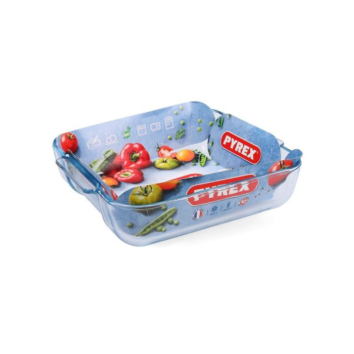 Fuente Cuadrada con Asas Horno Boro Cook&Enjoy Pyrex 25x22x6 cm 2