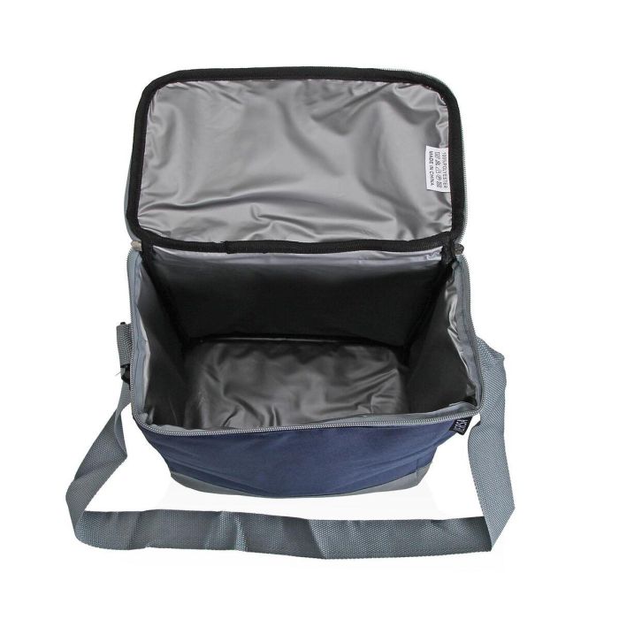 Fiambrera Isotérmica Versa 14L Gris y Azul 25x30x15 cm (2 Unidades) 2