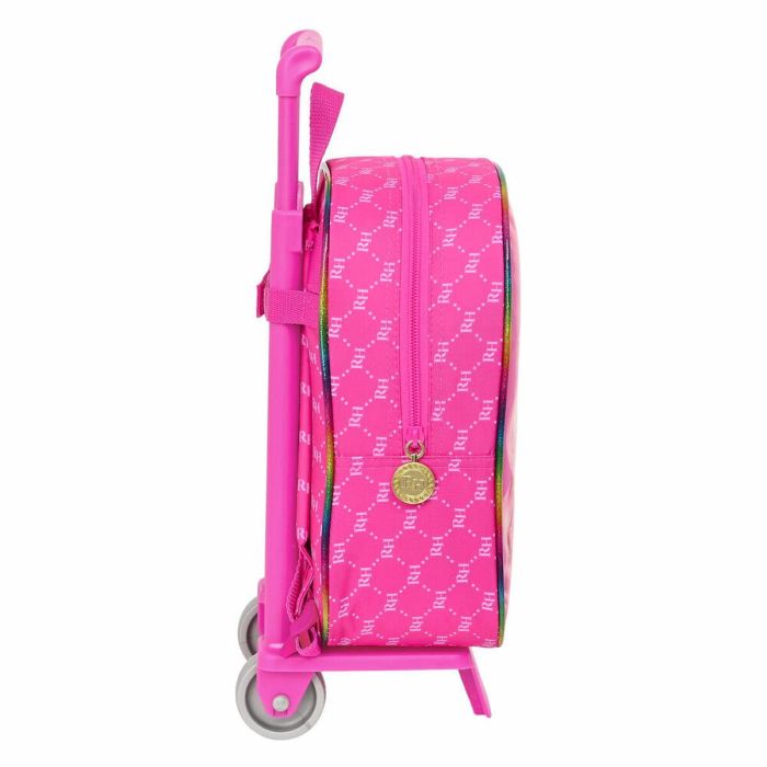 Mochila Escolar con Ruedas Rainbow High Fucsia (22 x 28 x 10 cm) 2