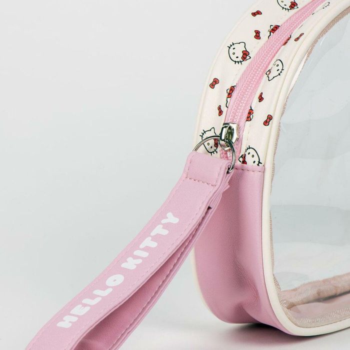 Neceser de Viaje Hello Kitty Rosa 100 % Poliuretano 2 Neceser de Viaje Hello Kitty Rosa 100 % Poliuretano 2
