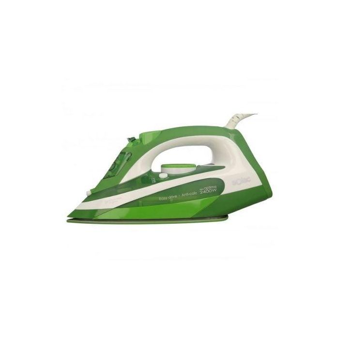 PLANCHA DE VAPOR SOLAC PV2107 VERDE - 2400W - VAPOR CONTINUO 30G/MIN - VAPOR VERTICAL - SUELA CERAMICA - DOBLE SISTEMA ANTICAL 0 PLANCHA DE VAPOR SOLAC PV2107 VERDE - 2400W - VAPOR CONTINUO 30G/MIN - VAPOR VERTICAL - SUELA CERAMICA - DOBLE SISTEMA ANTICAL 0