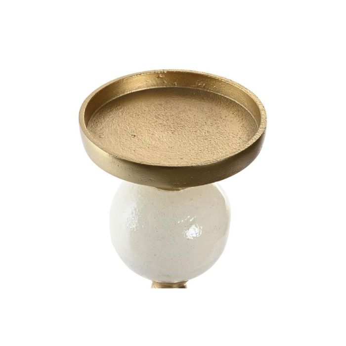 Candelabro Moderno DKD Home Decor Dorado Blanco 15 x 43.5 x 15 cm 3 Candelabro Moderno DKD Home Decor Dorado Blanco 15 x 43.5 x 15 cm 3