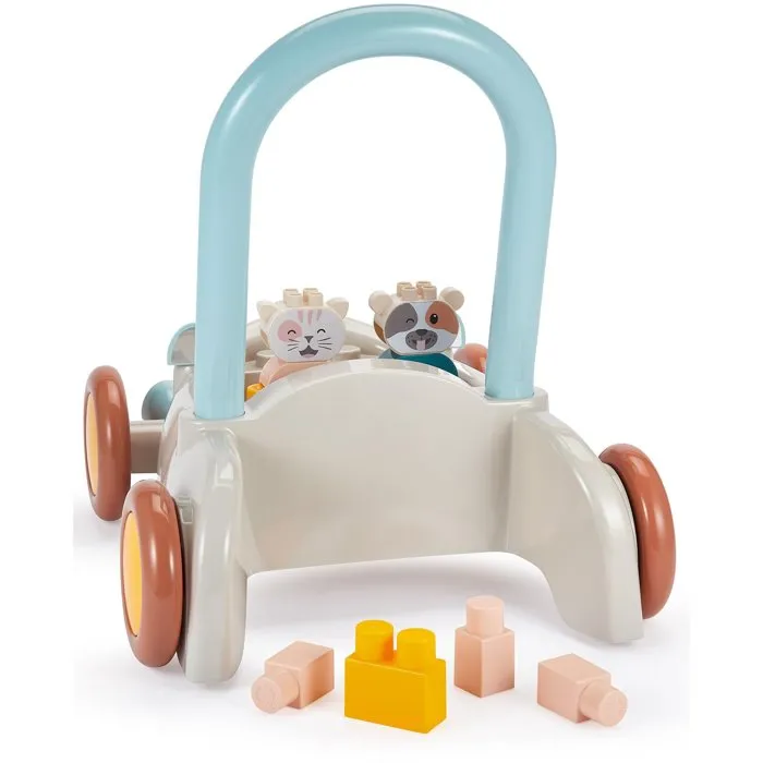 Ecoiffier - Andador Infantil con 16 Accesorios, Juguete de Estimulación para Bebés a Partir de 12 Meses