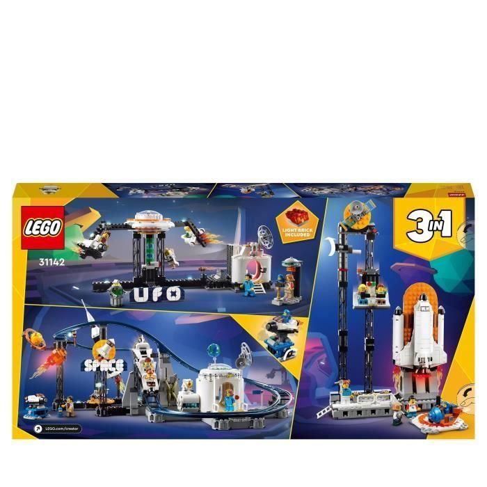 LEGO 31142 Creator Montaña Rusa Espacial, Juguete con Cohete Espacial, Planetas y Ladrillos 5 LEGO 31142 Creator Montaña Rusa Espacial, Juguete con Cohete Espacial, Planetas y Ladrillos 5