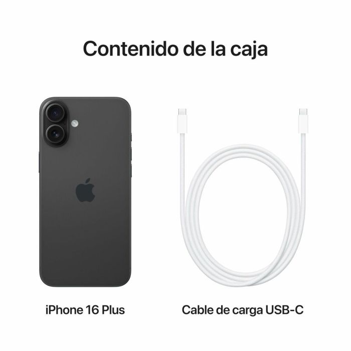 Apple iPhone 16 Plus 256GB - Negro, Chip A18, Cámara Dual 48MP, Pantalla Super Retina XDR 6.7", iOS 18, Resistente al Agua IP68 8