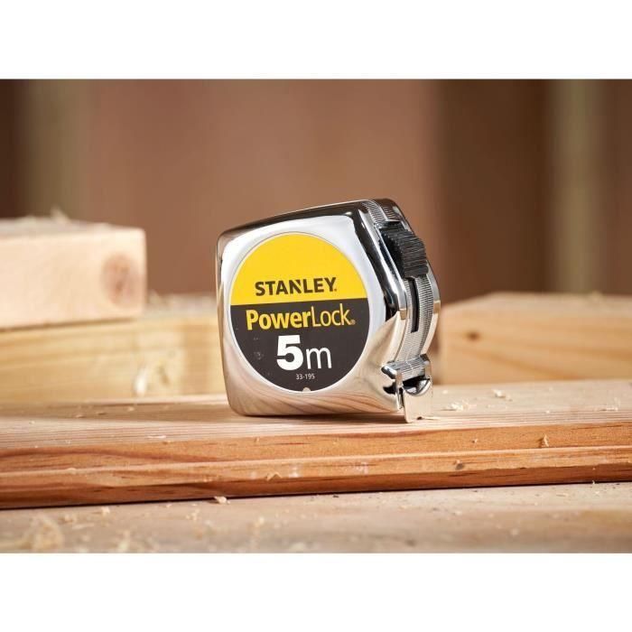 Medida - STANLEY - 1-33-195 - 5 mx 25 mm - Powerlock Classic ABS 4 Medida - STANLEY - 1-33-195 - 5 mx 25 mm - Powerlock Classic ABS 4