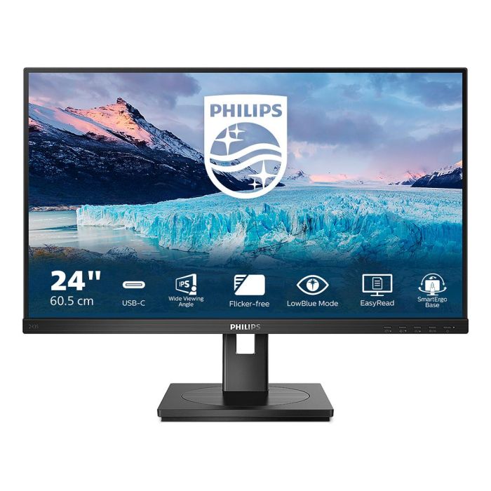 Philips 243S1 Monitor 23.8" Full HD IPS 1920x1080, 4ms, USB-C, HDMI, DP 0 Philips 243S1 Monitor 23.8" Full HD IPS 1920x1080, 4ms, USB-C, HDMI, DP 0