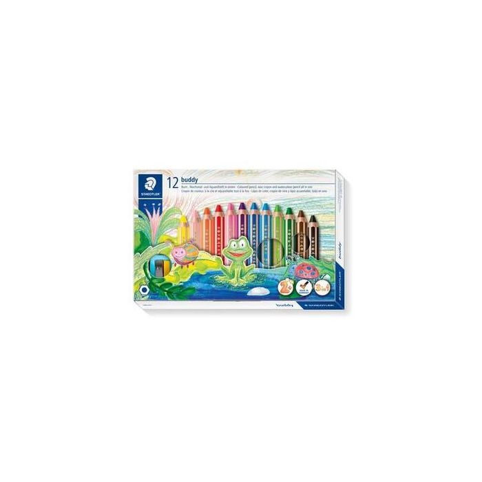 STAEDTLER Buntstift Noris jun 12ST 3in1 + Spitzer 0 STAEDTLER Buntstift Noris jun 12ST 3in1 + Spitzer 0