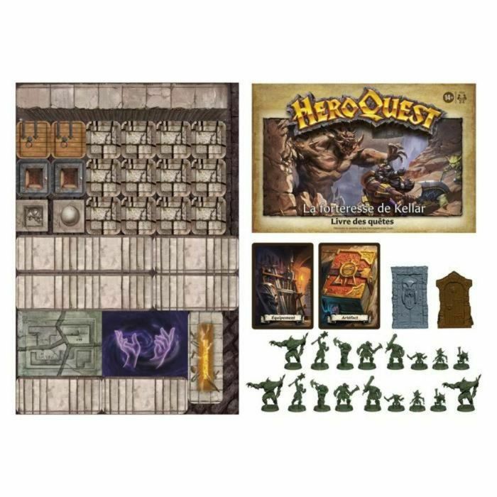Hasbro Gaming HAS5010993938445 Heroquest, Extension La Fortress de Kellar, 2 a 5 jugadores, 14 años, Heroquest Game System requerido 2