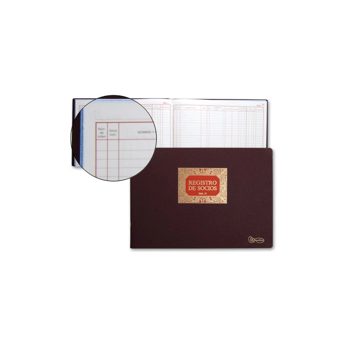 Miquelrius n.13 Libro Folio Apaisado 100 Hojas Registro de Socios 0 Miquelrius n.13 Libro Folio Apaisado 100 Hojas Registro de Socios 0