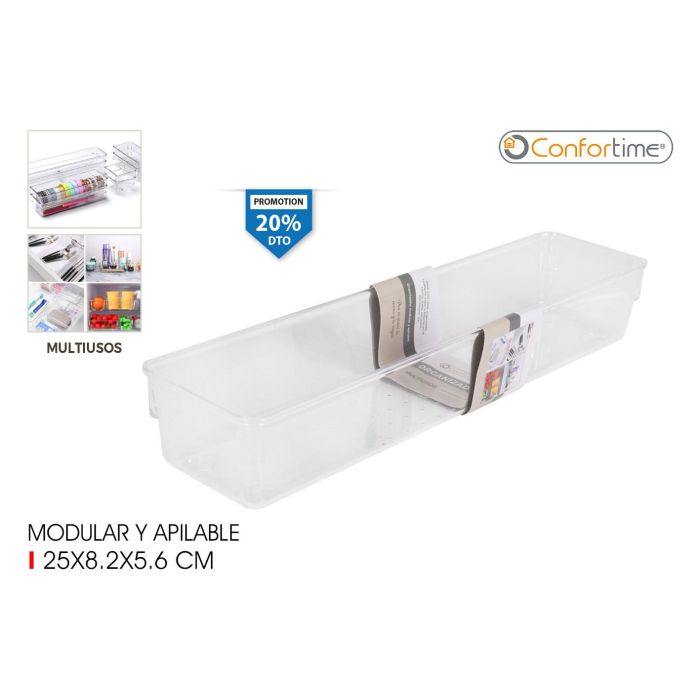 Organizador Confortime 32.6 x 8.2 x 5.6 cm (24 Unidades) Organizador Confortime 32.6 x 8.2 x 5.6 cm (24 Unidades)