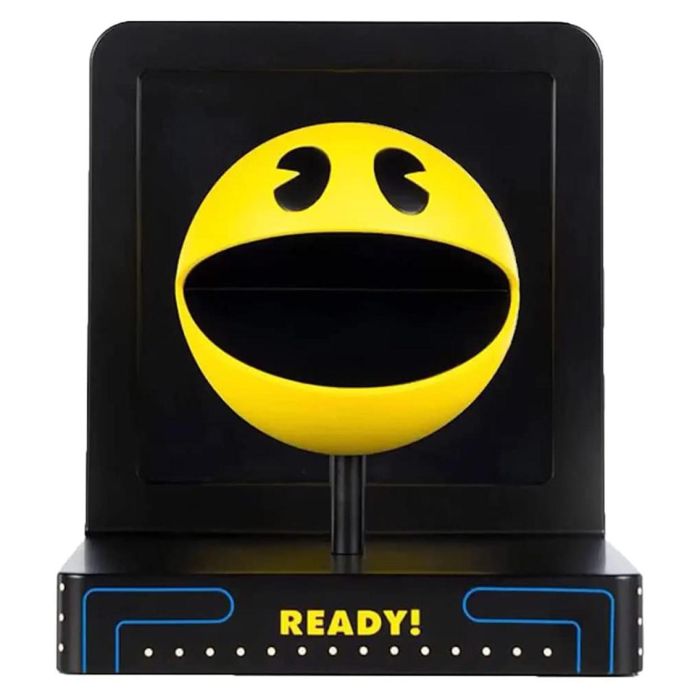 First 4 Figures PAC-MAN Figura Coleccionable de PVC 40 Aniversario con Espejo Infinito y Luces LED 1