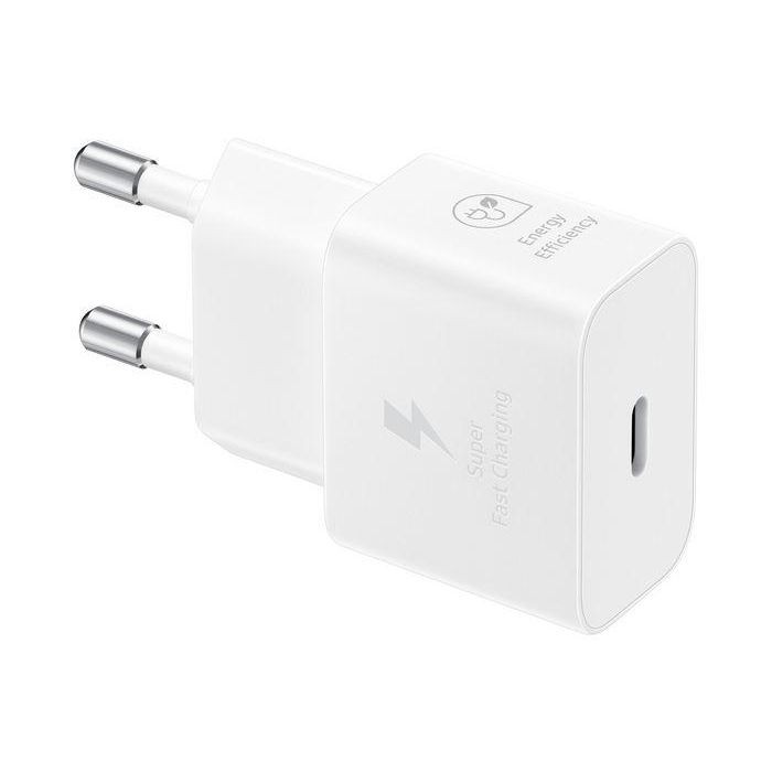 Samsung Cargador de Pared Power 25W USB-C Blanco + Cable USB-C a USB-C Blanco EP-T2510XWEGEU 4