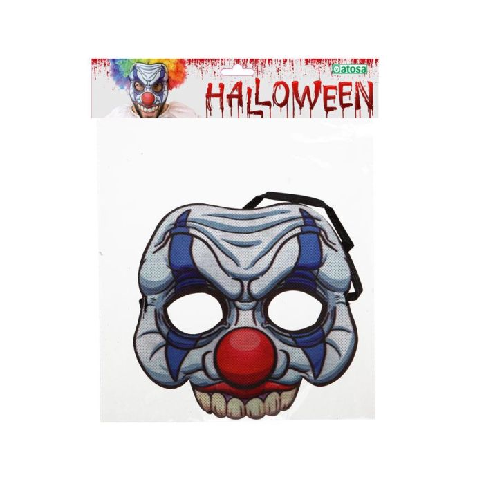 Accesorio Máscara Payaso Temerario Halloween Hombre Adulto 1