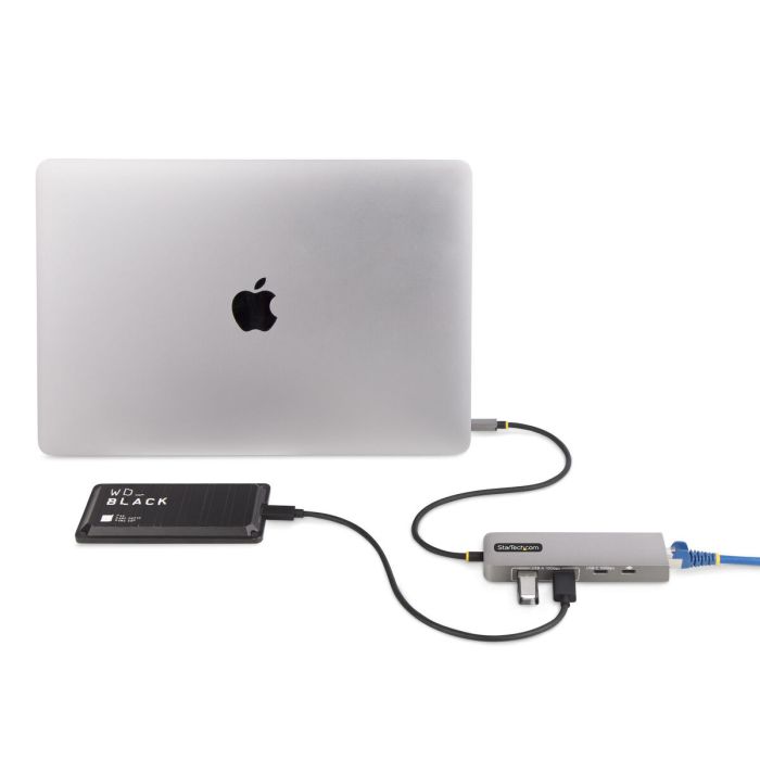 Hub USB-C Startech 10G2A1C25EPD-USB-HUB Gris 6