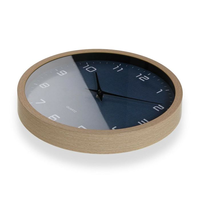 Reloj de Pared Versa Azul Madera 4,2 x 30 x 30 cm 2