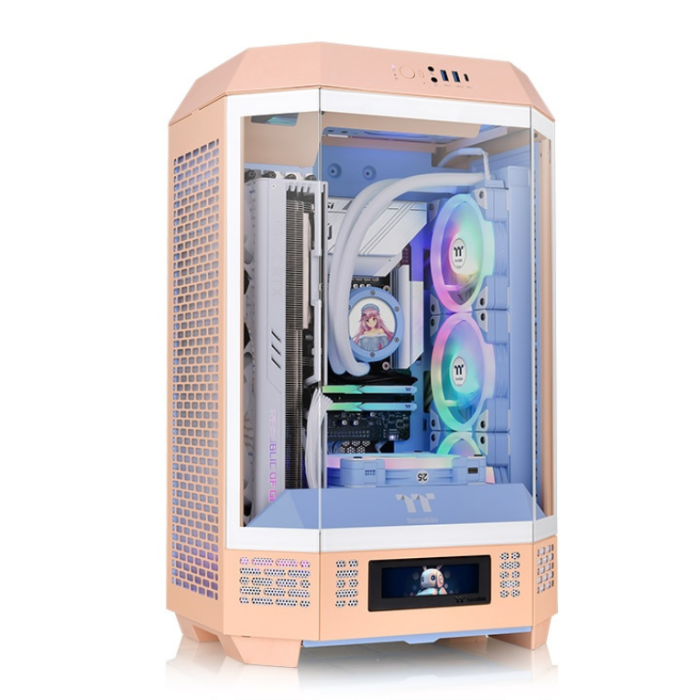 Thermaltake Tower 300 Peach Fuzz Micro Torre Durazno Thermaltake Tower 300 Peach Fuzz Micro Torre Durazno