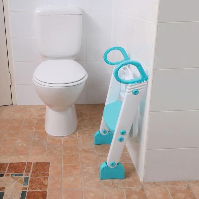 Reductor de inodoro - DREAMBABY - STEP-UP - Orinal de entrenamiento - 2 etapas ajustables - Aqua 1 Reductor de inodoro - DREAMBABY - STEP-UP - Orinal de entrenamiento - 2 etapas ajustables - Aqua 1
