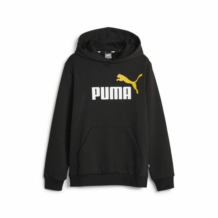 Sudadera Infantil Puma Ess+ 2 Col Big Logo Negro Sudadera Infantil Puma Ess+ 2 Col Big Logo Negro
