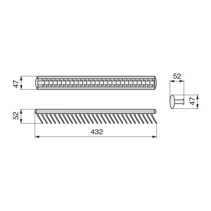 SERVETTO Portacorbatas Fijo Anka Elegir Color Transparente 2