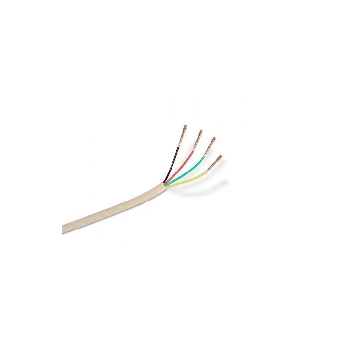 Aisens A143-0321 Bobina de Cable de Teléfono 4 hilos 100m Beige